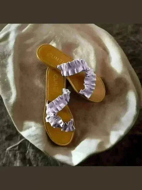 Lilac Swirl Flats - cunei